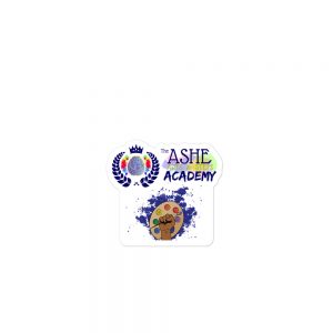 3x3 Spring Collection Arts & STEM Pallet Sticker with The Ashe Academy logo The Ashe Academy Store